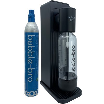 bubble-bro Origin Sparkling Water Maker Starter Kit- Black